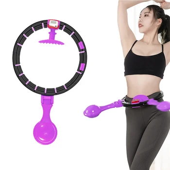 

Smart Counting Sport Circle Yoga Waist Exerciser Not Fall Adjustable Circle Detachable Abdominal Trainer Loss Weight Fitness