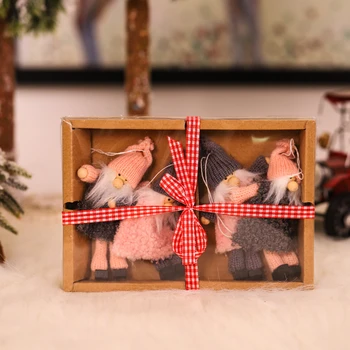 

Decoration Christmas Doll 4PCS Merry Christmas Ornament Decor Gift Kit