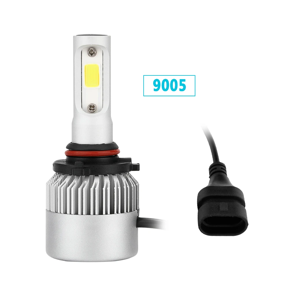 1 шт. 36 Вт 6000 К 9006/9005/H11/H7/H4/H1 светодиодный лампы для фар пригодны для использования светлые Противотуманные фары лампы светодиодный вождения комплект для переоборудования лампы