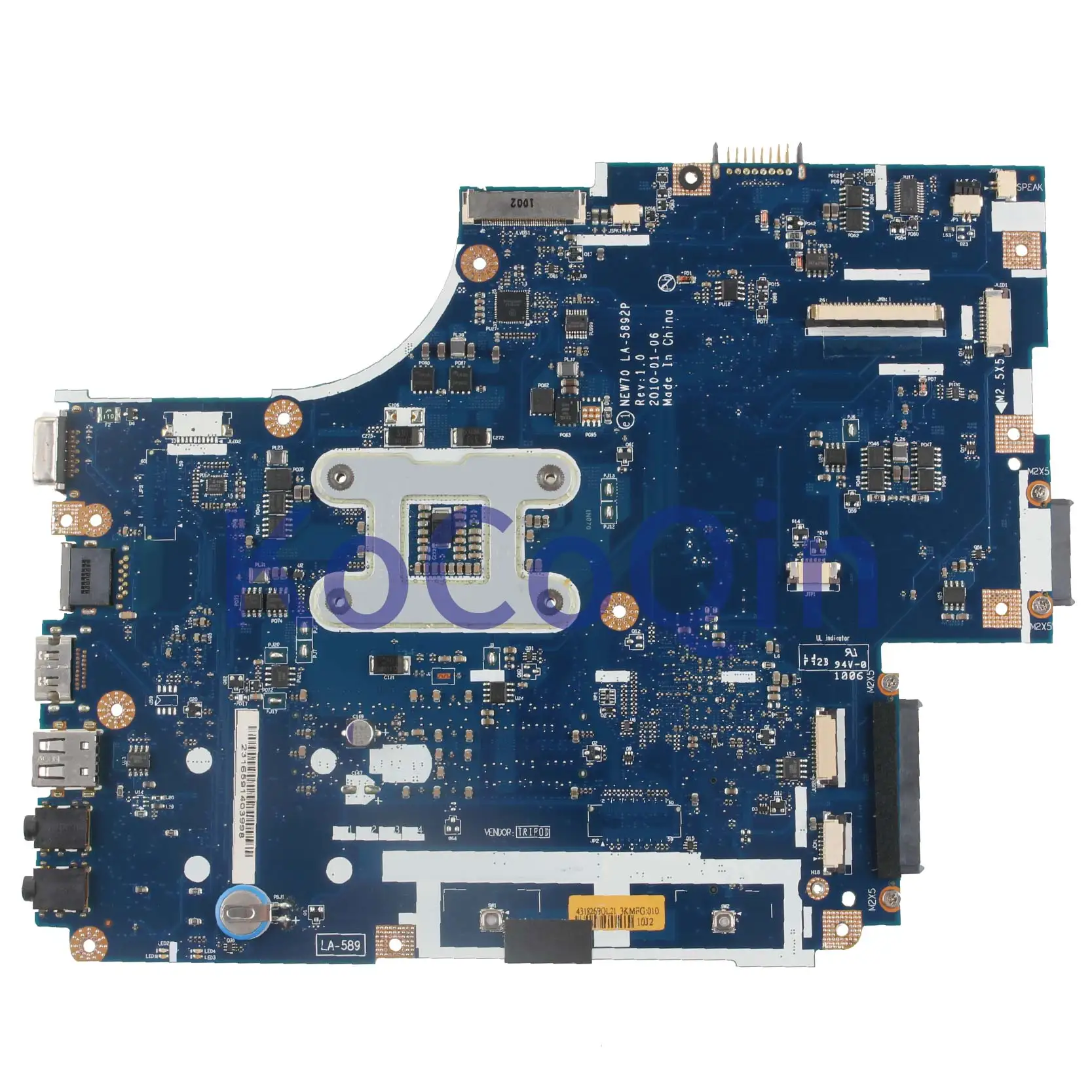 KoCoQin ноутбук материнская плата для Acer Aspire 5741 5742 5742G материнская плата MBWJU02001 NEW70 LA-5892P HM55