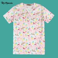 Высокое качество медицинская хирургическая Униформа больница Медсестры скраб Топы мультфильм салон красоты стоматолога клиника аптека ПЭТ костюмы врача