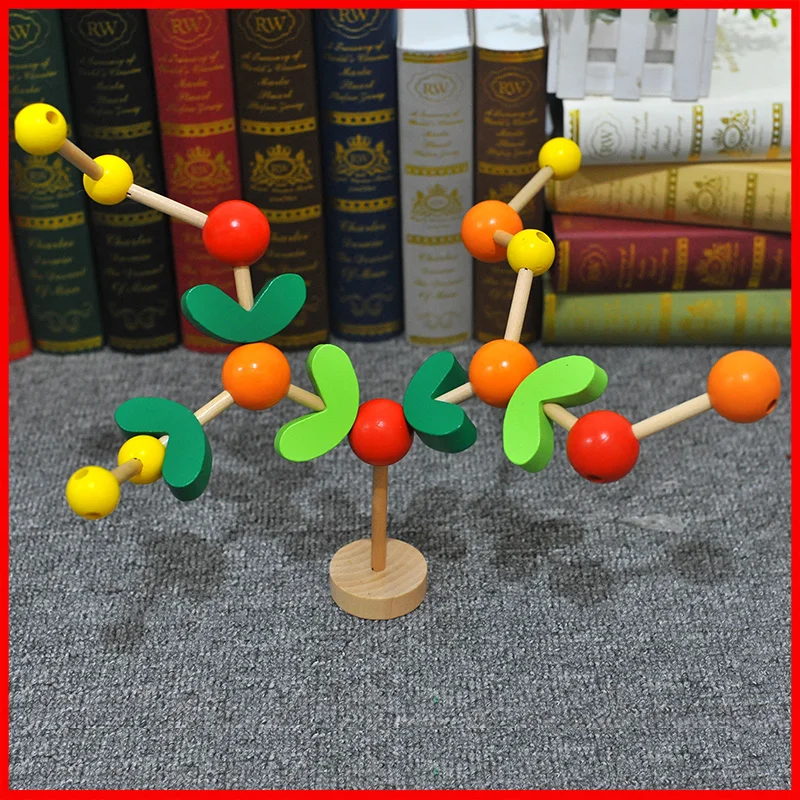 

Children's wooden educational toys early education toys children's day children's day hot Montessori wooden toys assembly tree