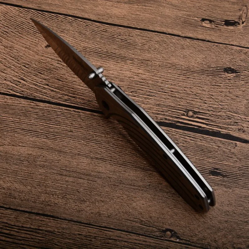 Kershaw 6173 Складной Карманный Походный охотничий нож 8CR13MOV лезвие со стальной ручкой тактические ножи для выживания инструмент для повседневного использования