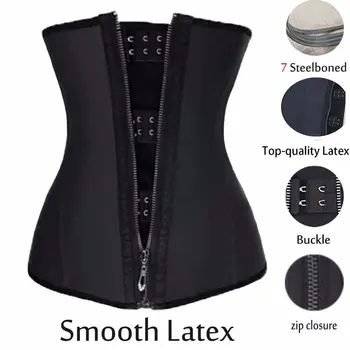 

Women Waist Trainer Belt Body Shaper Breathable Tummy Control Belt Underbust Corset With Zipper Slimming Girdle Shapwear