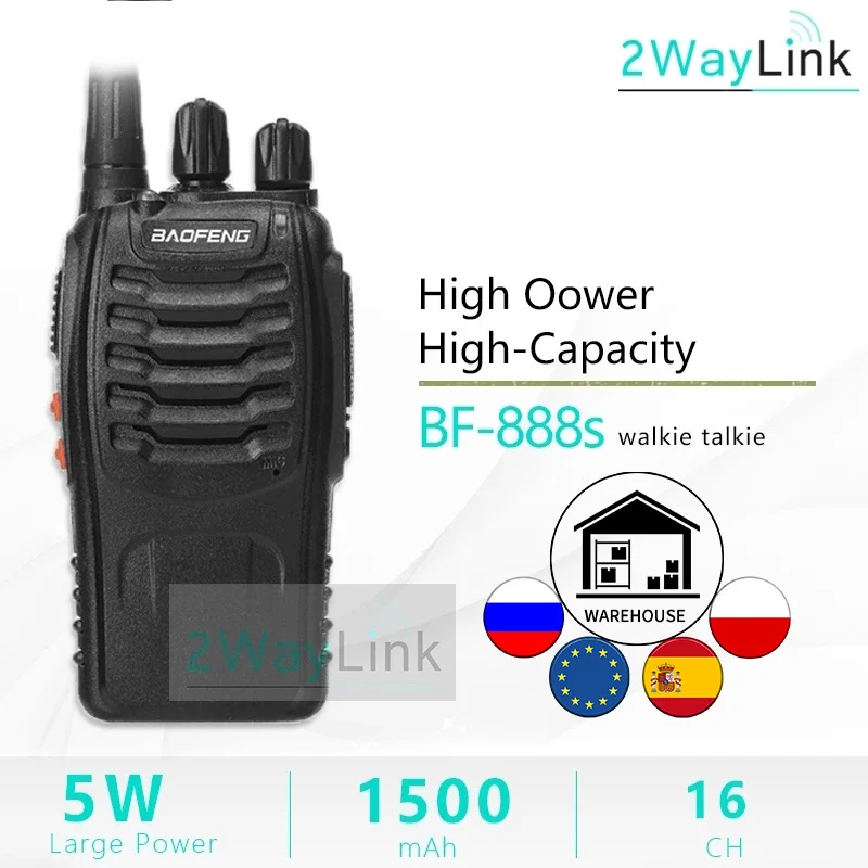 Baofeng BF 888S однодиапазонный UHF 400 470 МГц дешевый двухсторонний радиоприемник