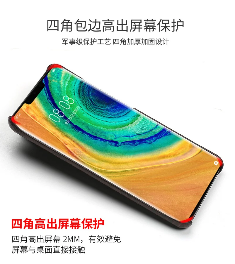 Чехол из натуральной крокодиловой кожи для телефона huawei mate 9 10 20 P9 p10 p20 p30 lite pro p smart