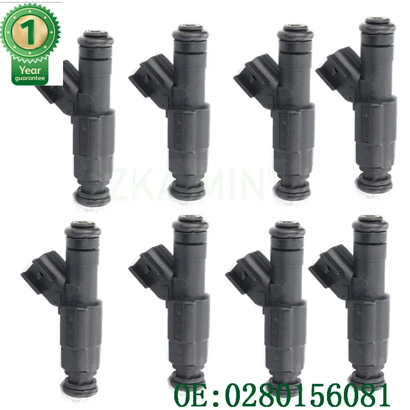 8 шт. Топливные форсунки для Mercruiser V8 350 MAG 5,0 4,3 6,2 885176 0280156081 0 280 156 081