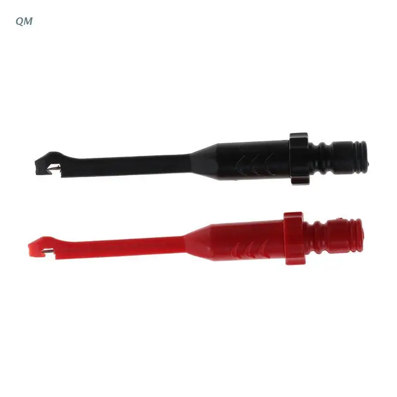 Power Probe Aid Test Lead Piercing Clip With 4mm Banana Seat Heavy-Duty Insulation Automotive 13MF |