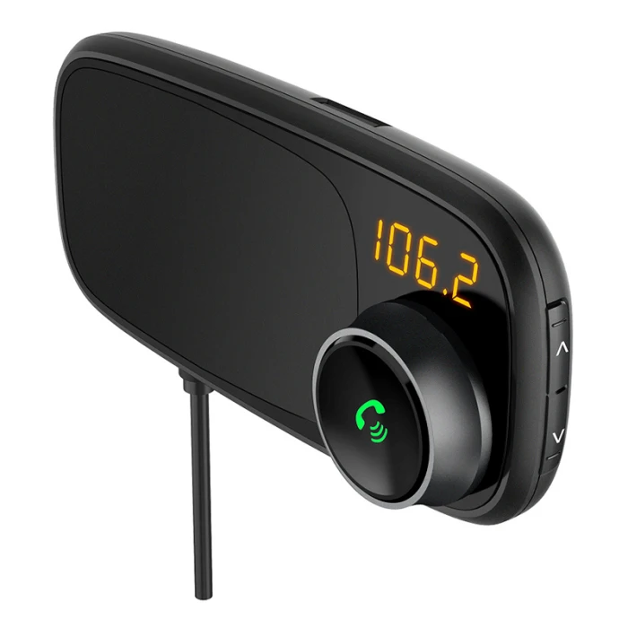 Автомобильный Bluetooth fm-передатчик с магнитным держателем для телефона QC 3,0 зарядка MP3 музыкальный плеер новое поступление