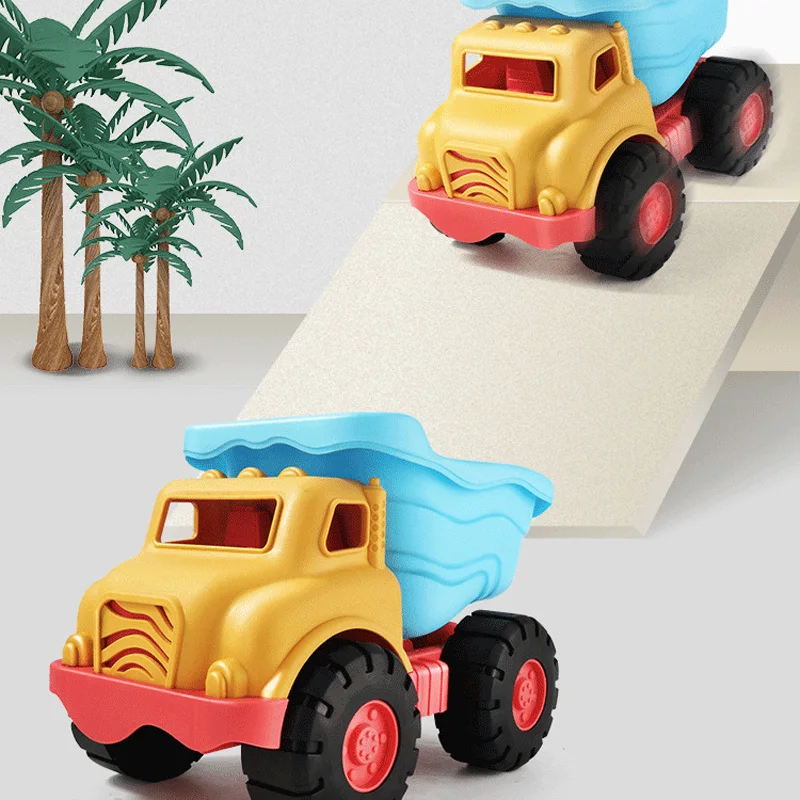 Very best  New Beach Toy Excavator Mixer Truck Dump Truck Engineering Vehicle Playing With Sand Glide Hot Sale