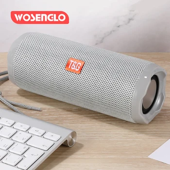 

TG191 Portable Bluetooth Speaker 20W Wireless Column Subwoofer Music Center BoomBox 3D stereo Speaker FM / TF / aux / PK TG117