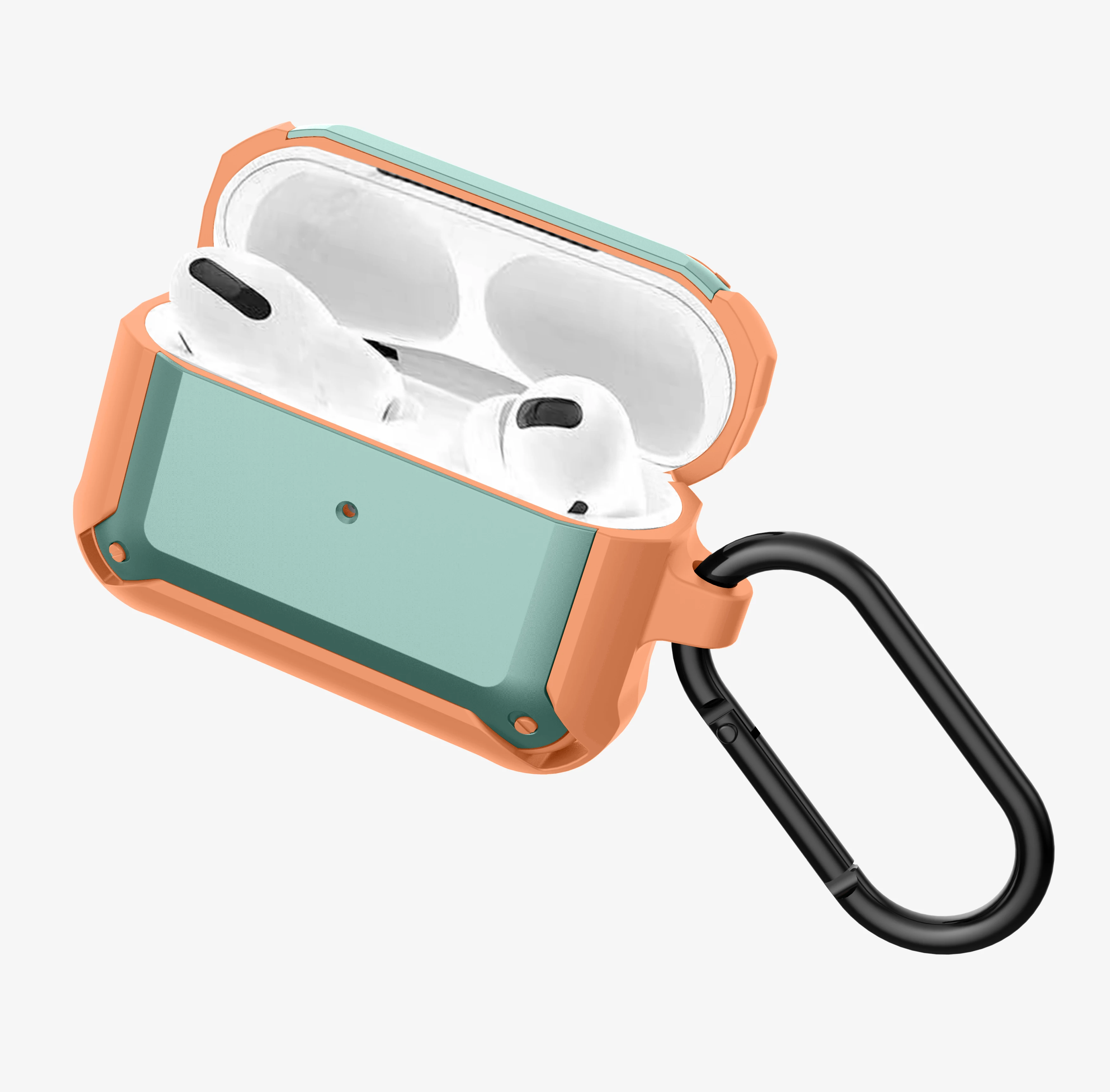 

Shockproof Armour wireless Bluetooth Earphone Case headphone for Airpods pro 3 soft Cover Keychain Anti-fall headset sleeve