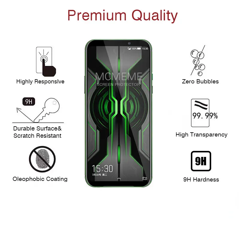 10 шт./лот 9H 2.5D Премиум Закаленное стекло для Xiaomi Black Shark 2 прозрачное защитное стекло пленка для Xiaomi Black Shark 2