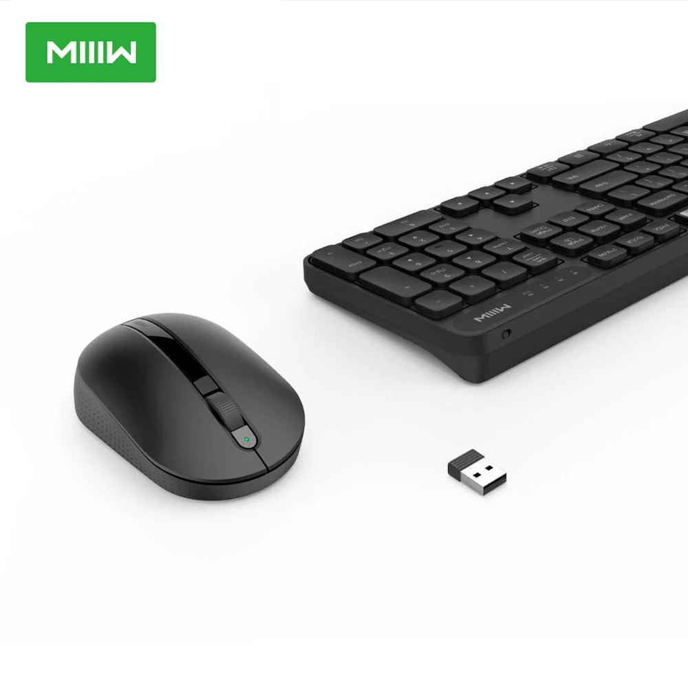 Комплект беспроводной офисной клавиатуры и мыши MIIIW 104 клавиш 2 4 ГГц Windows ПК MAC