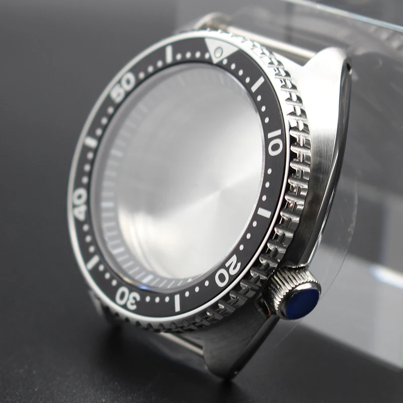 45Mm Skx007 Skx013 Cassa Parti Di Orologi Da Uomo Acciaio Inossidabile Vetro Zaffiro Per Seiko Nh35 Nh36A Movimento Tonno Samurai Quadrante 28.5Mm