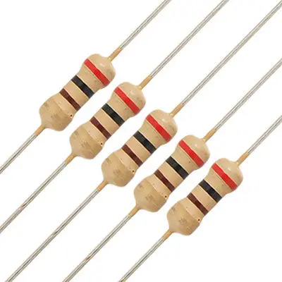50 x резисторы 200 Ом 1/4W 250V 5% карбоновой пленкой