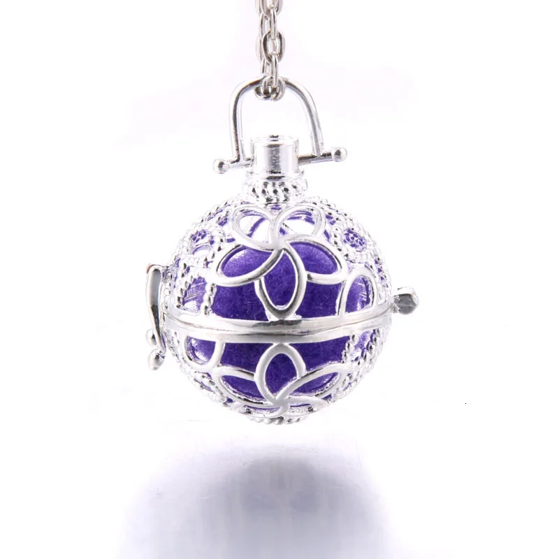 Новое Мехико колокольчик Музыкальный шар колокольчик клетка ожерелье винтажное беременность ожерелье для ароматерапии эфирное масло для беременных женщин
