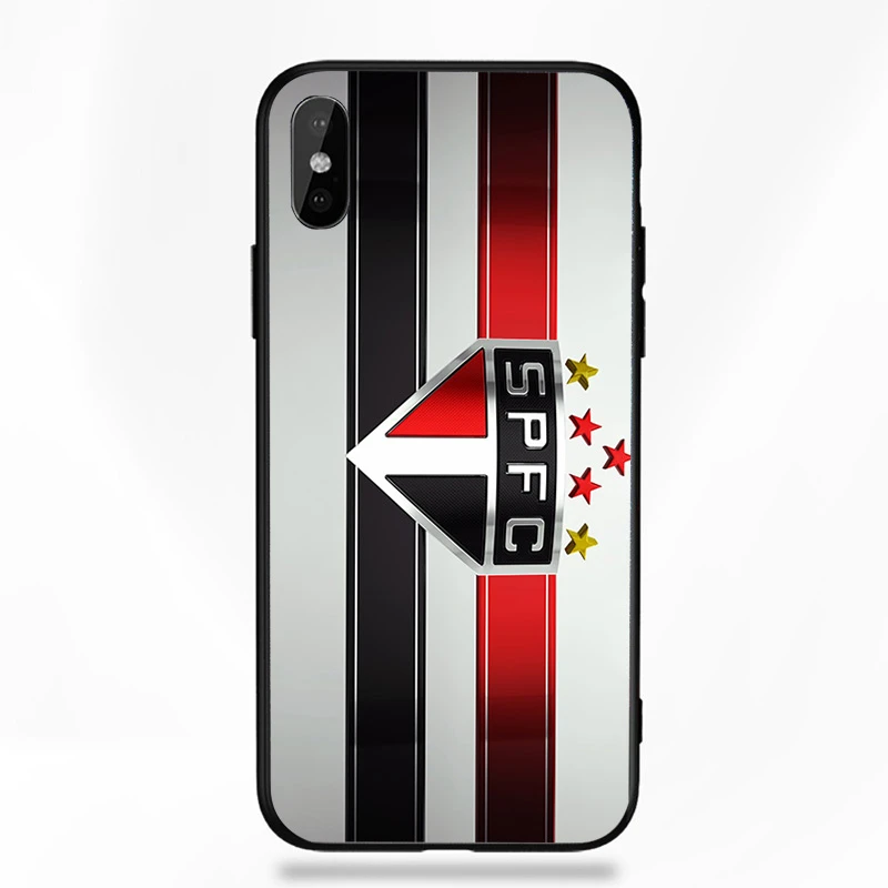 Чехол для телефона Bueno Milik для iphone DIY для Sao Paulo FC чехол черный мягкий TPU для iphone 11Pro X XR XS MAX 7 8 7plus 6 6S 5S SE 5