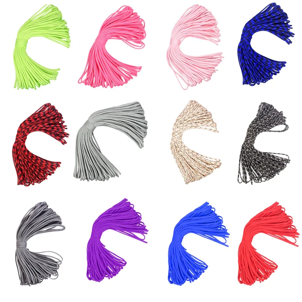 Паракорд парашютный шнур шнурок мил спец Тип III 7 ниток сердечник 50 100 футов