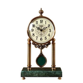 

Luxury Vintage Table Watch Large Calendar Desk Clock Retro Vintage Custom Table Clock Desk Custom Table Clock Table Azan Clock
