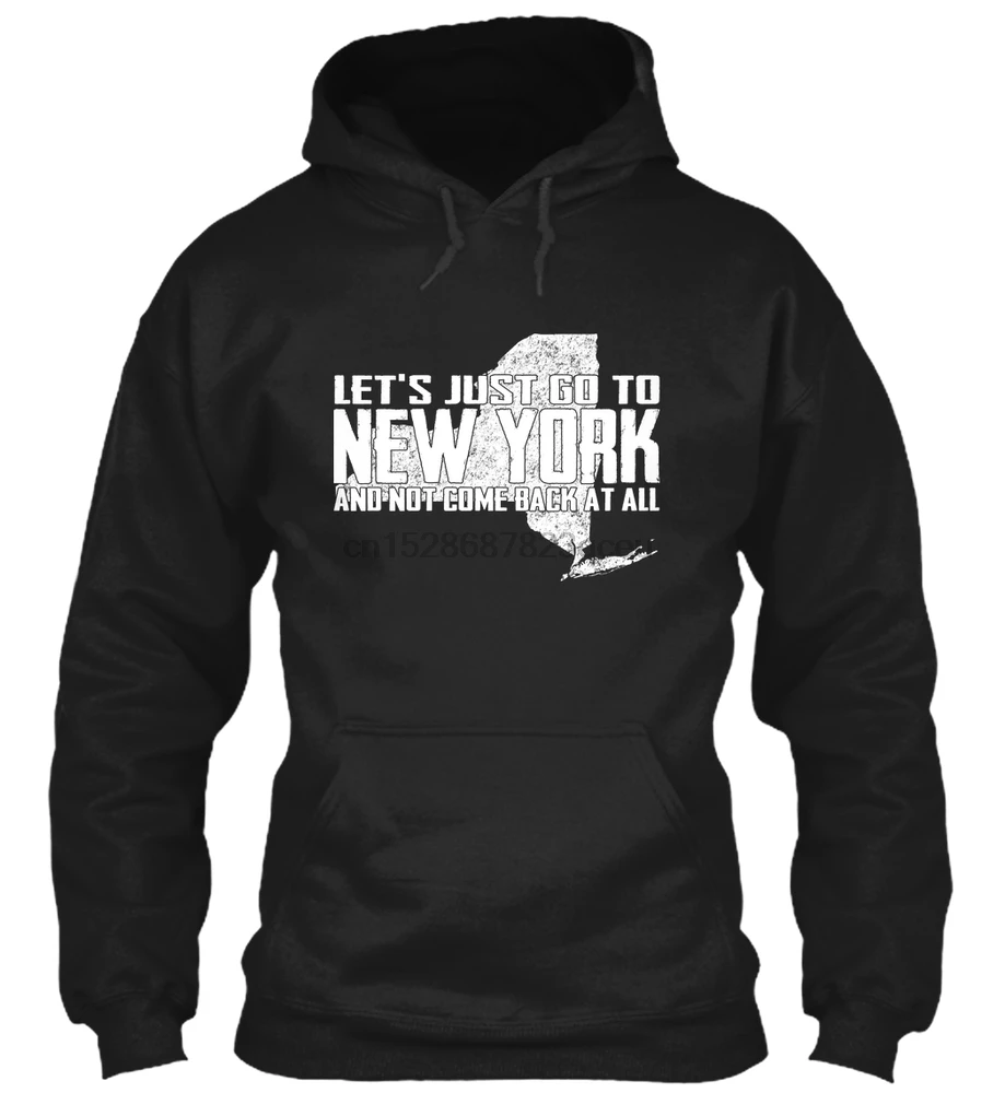 Мужская толстовка с длинным рукавом LET'S JUST GO TO NEW YORK 209 женская уличная одежда