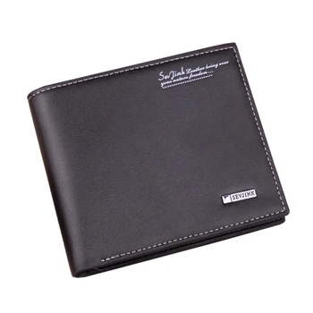

Men's Short Wallet Fashion Casual Youth Purse Multi-function Credit Card Holder Large Capacity Soft Face PU Leather Card Package