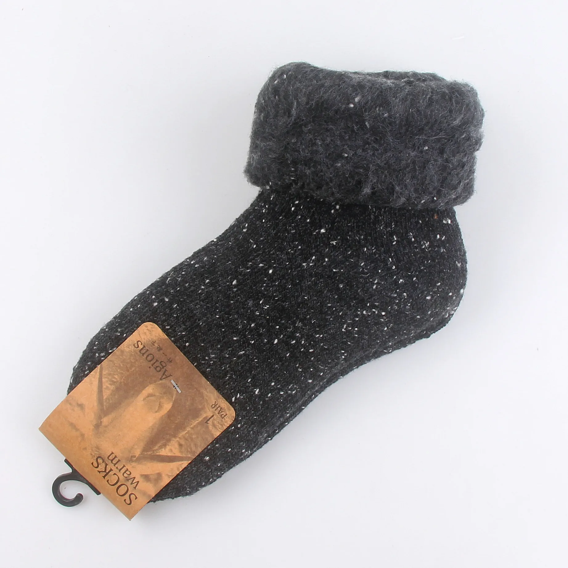 Winter Thick Warm and Velvet Point Yarn Wool Socks Snow Boots Towel Socks Floor Socks Women Japanese Kawaii Winter Socks - Цвет: 07
