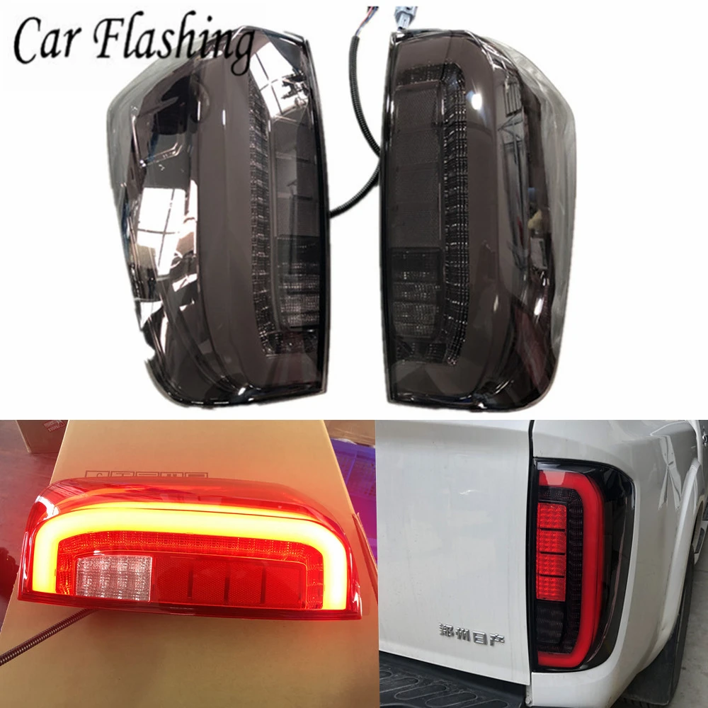 

1Pair Tail lights For Nissan Navara Np300 2015 2016 2017 2018 2019 Led Taillight Rear Lamp Parking Reverse Signal Brake
