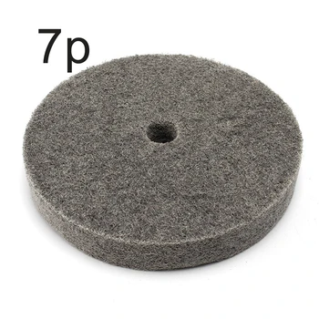 

6 Nylon Fiber Polishing Wheel 5P/7P/9P For Surface Polishing Deburring Gray New