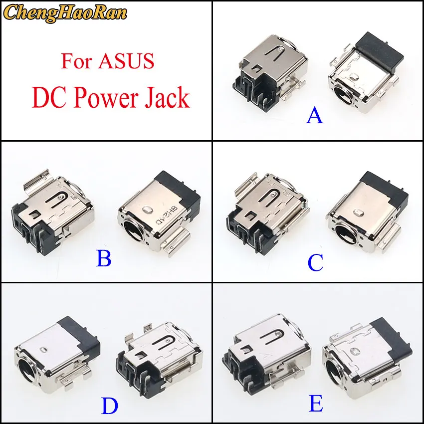 

ChengHaoRan DC power jack for Asus U5100 4.5*3.0MM 4.5*2.65MM DC socket charging port connector for laptop notebook PC