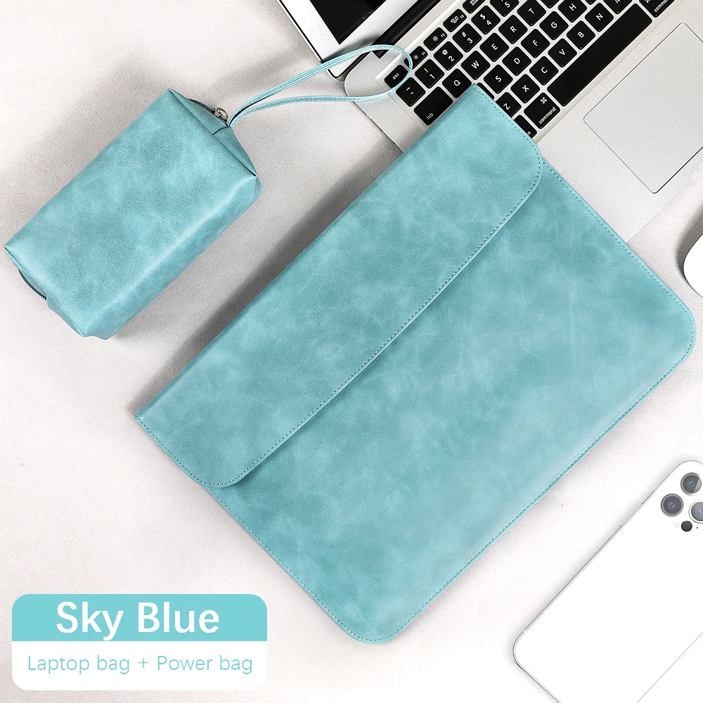 thumbnail image 1 of Maletín para Macbook Air 13, funda para Macbook Pro 13, funda para Macbook Air M1, funda para portátil 13,3 14 15 15,4 16 pulgadas, bolsa para portátil 15 6, 1 of 5