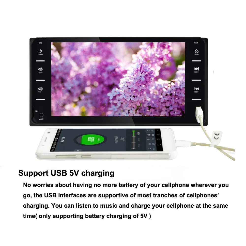 Car stereo mp3 mp4 player Audio MP5 DVD Player For Toyota Corolla for VIP