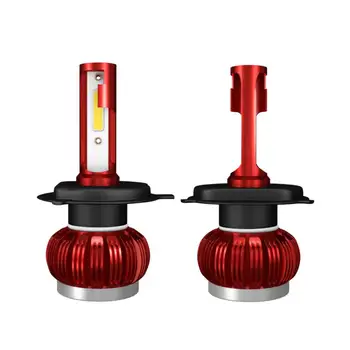 

2pcs Car LED Headlight K1 H4 HB2 9003 72W 8000LM IP68 6000K White COB LED Headlight Kit Car Styling for Car Truck SUV RV Vehicle