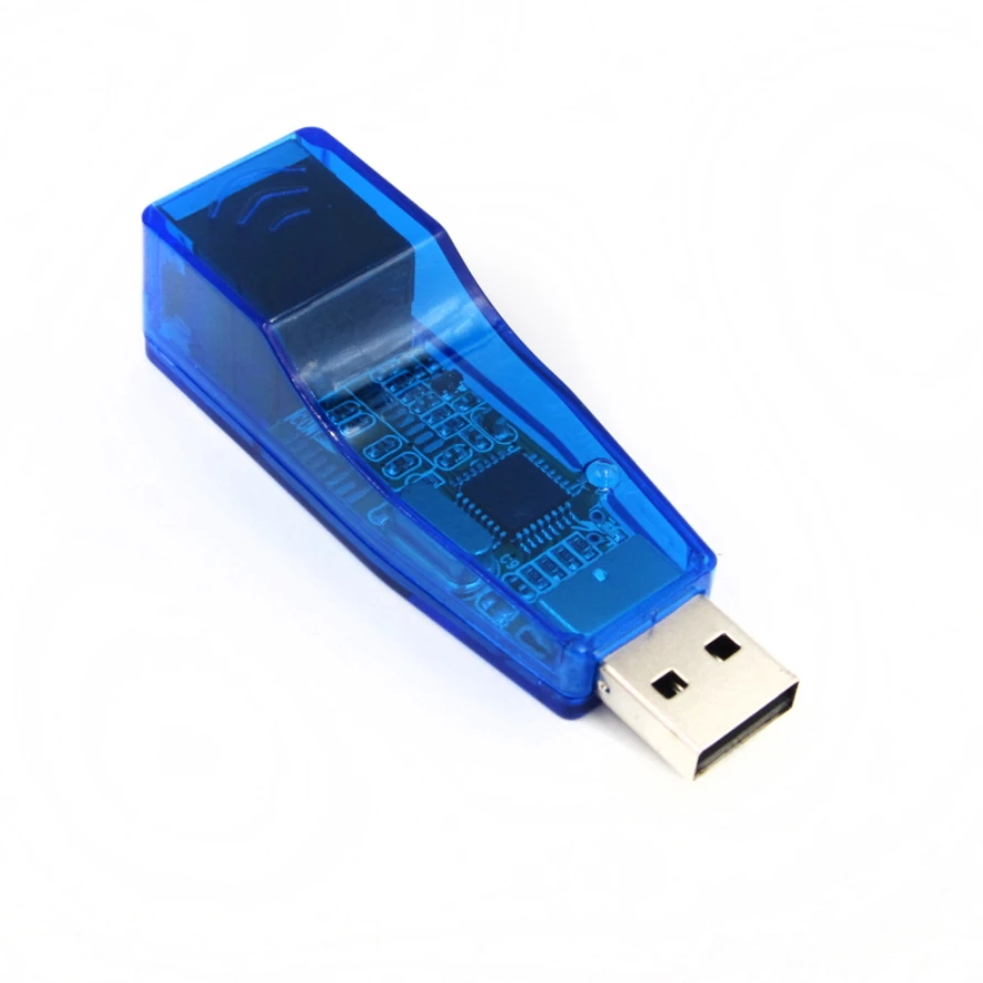 Новый сетевой адаптер USB 2 0 для LAN RJ45 Ethernet 10/100 Мбит/с Win7 Win8 Android Tablet PC Blue|Модули