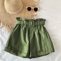 001 Green shorts
