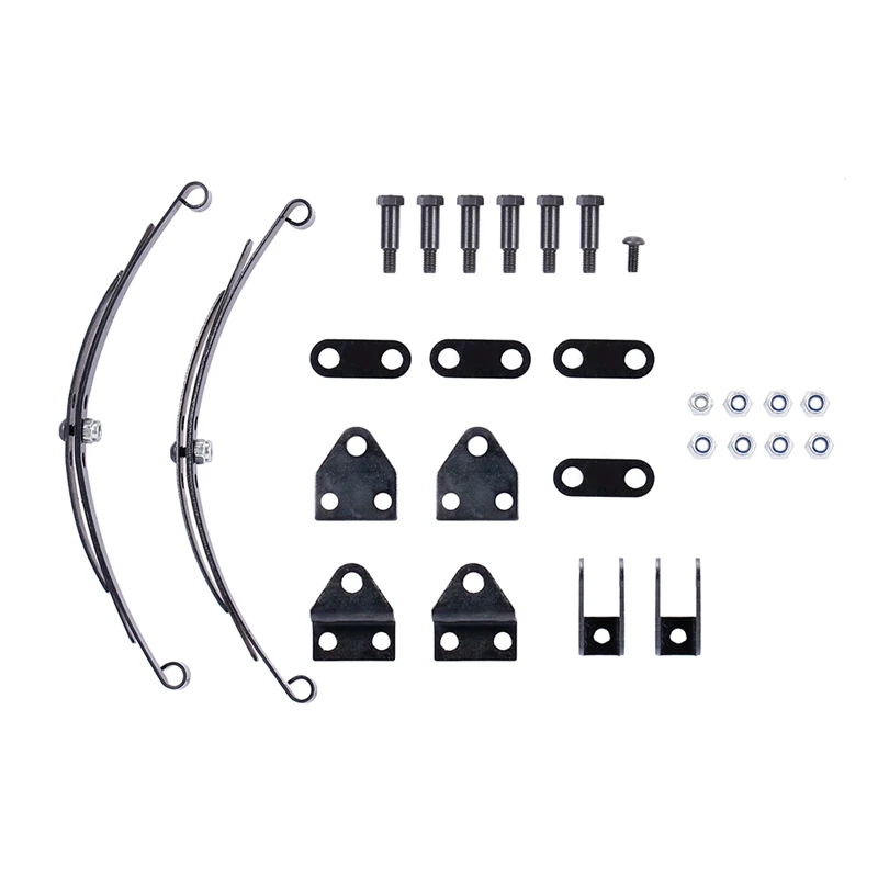 

2Pcs Metal Leaf Spring Suspension Shock Absorbing Steel Plate Universal Spare Parts for 1/14 Tamiya Trailer Truck Model