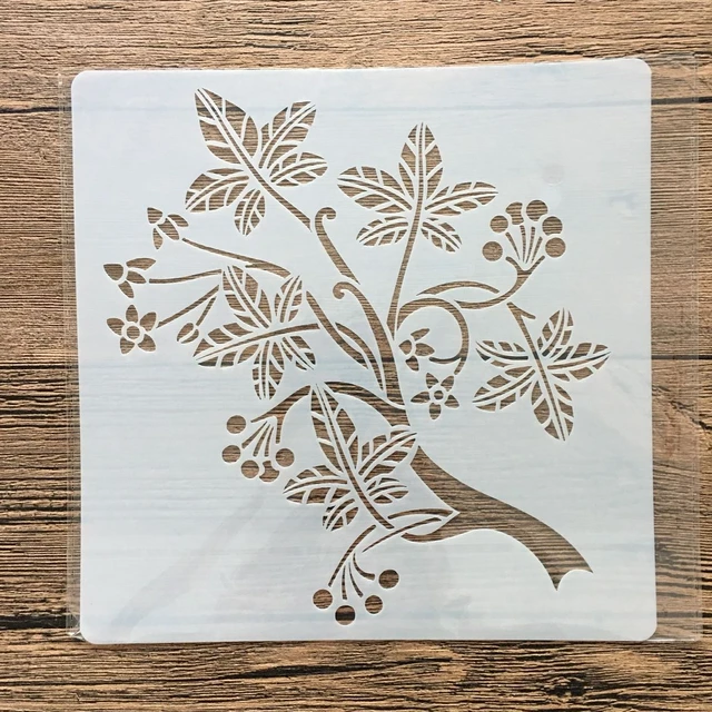 20 *20 cm size diy craft mandala mold for painting stencils stamped photo album embossed paper card on wood, fabric, wall 7