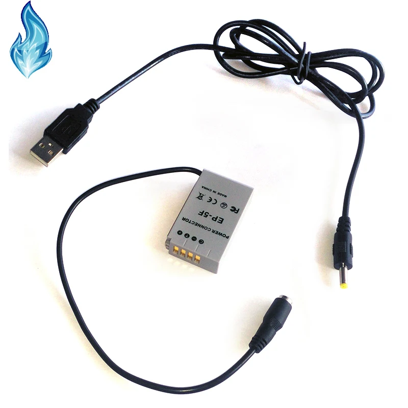 DC 5 в USB привод кабель питания+ EN-EL24 батарея DC муфта EP-5F для Nikon 1 J5 1J5 цифровые камеры