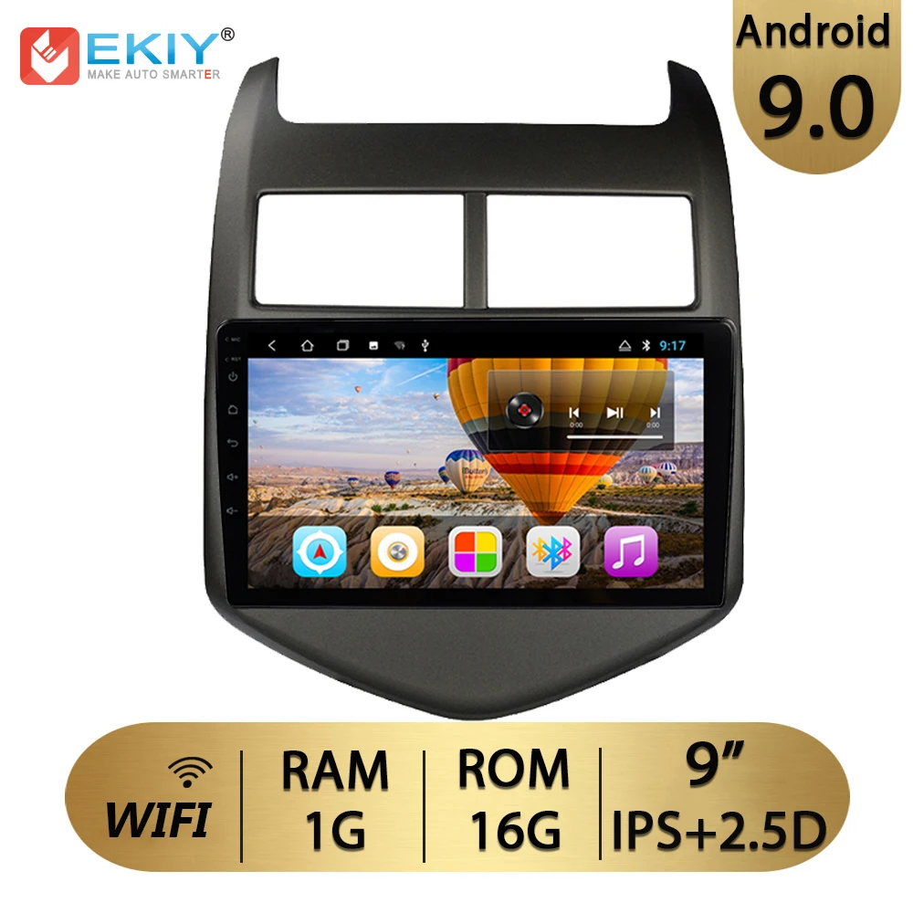 1G 16G WIFI EKIY " ips Android 9,0 Автомобильный мультимедийный радио для Chevrolet AVEO 2011-2013 Авторадио 2 din стерео Navi gps навигация 4G плеер - Цвет: 1G 16G WIFI
