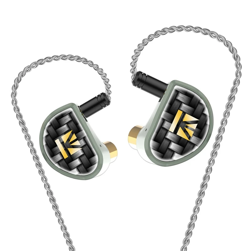 KBEAR Diamond in Ear наушники алмазные Углеродные (DLC) с покрытием PET динамические для