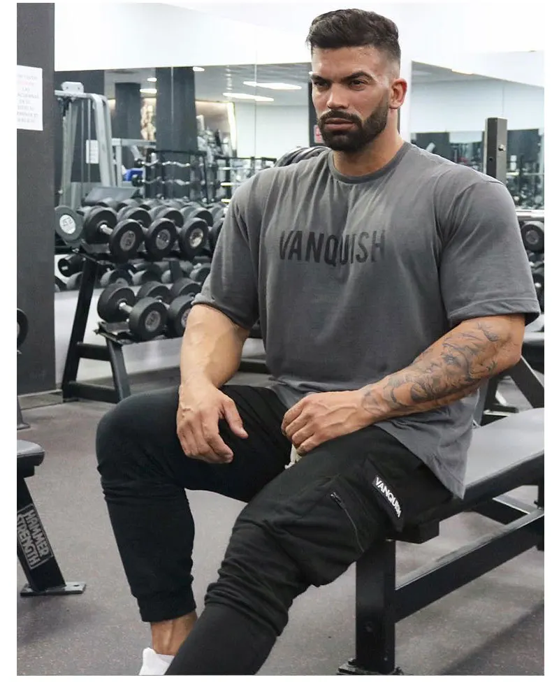 Muscle Dr. Европа и Америка братья популярный бренд стиль нагрудник комбинезон для мужчин чистый хлопок повседневное бег фитнес брюки весь