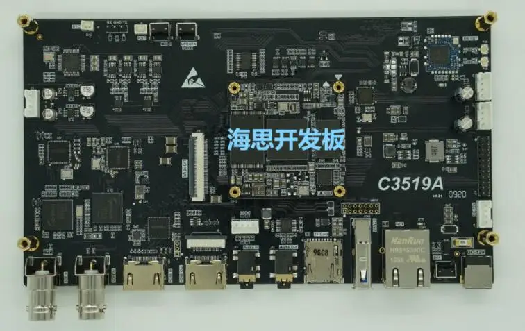 Макетная плата для Hess Hi3519A 3G-SDI HDMI вход/выход 4G/5GWIFI LCD 4K HD (посылка) | Компьютеры и