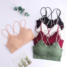 Новинка женское модное хлопковое нижнее белье беспроводные бюстгальтеры кружевные цветочные Бюстгальтеры женский бюстгальтер пуш-ап удобное сексуальное нижнее белье