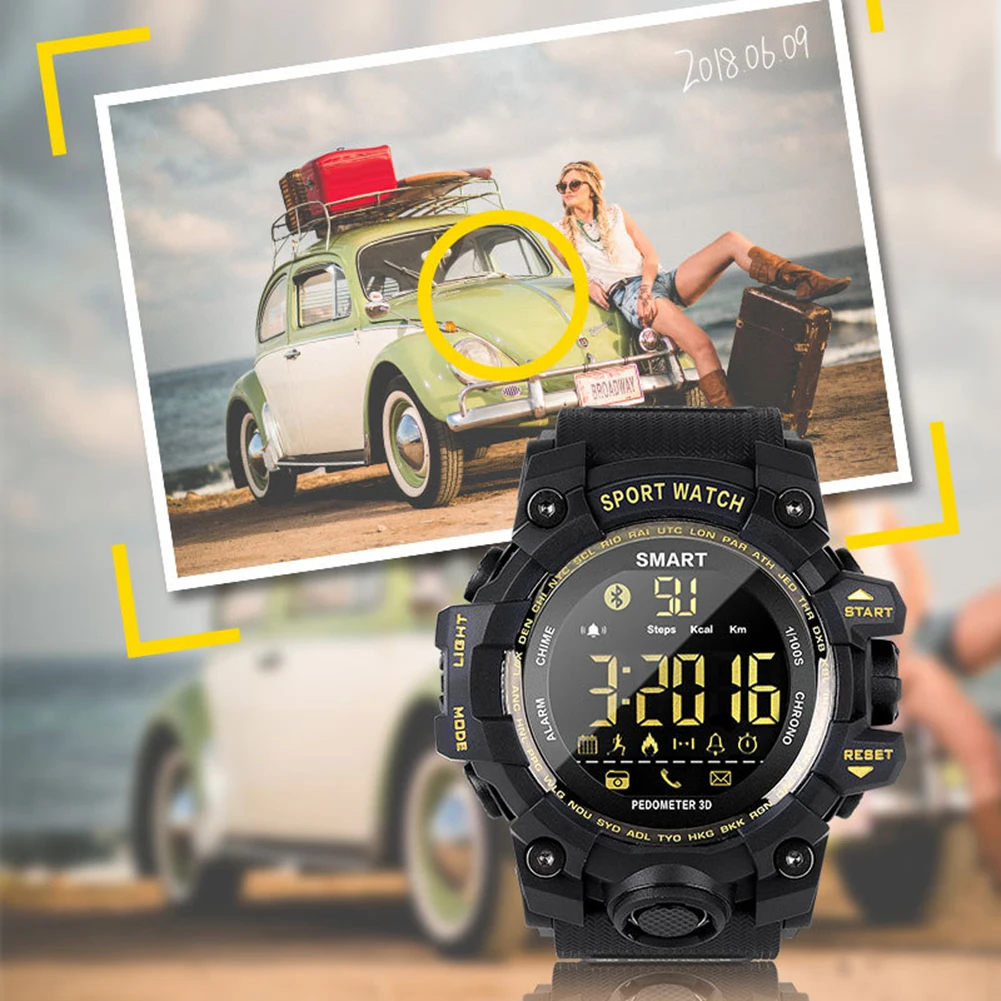 Reloj inteligente deportivo resistente al agua LTP EX16S camuflaje al aire libre Bluetooth пульт дистанционного управления