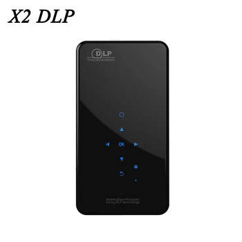 

X2 Mini Portable DLP Android 7.1 Projector RK3128 2GB RAM 16GB ROM 2.4G 5G WiFi LED Video Projector 1G 8G Beamer for Home Cinema