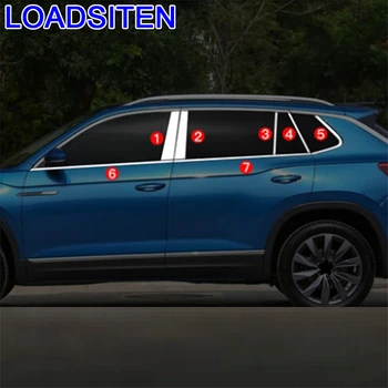 

Car Decorative Chromium Window Body Door Handle Rear Fog Lamp Exterior Trim Accessory Sticker Strip 18 19 FOR Volkswagen Tayron
