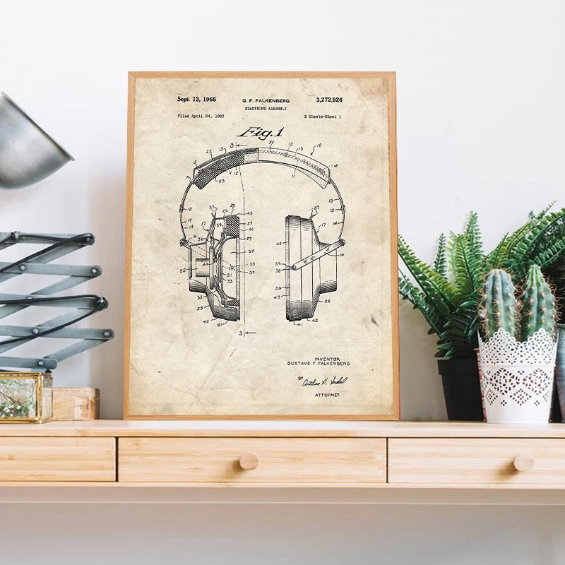 Music Recording Patents Prints