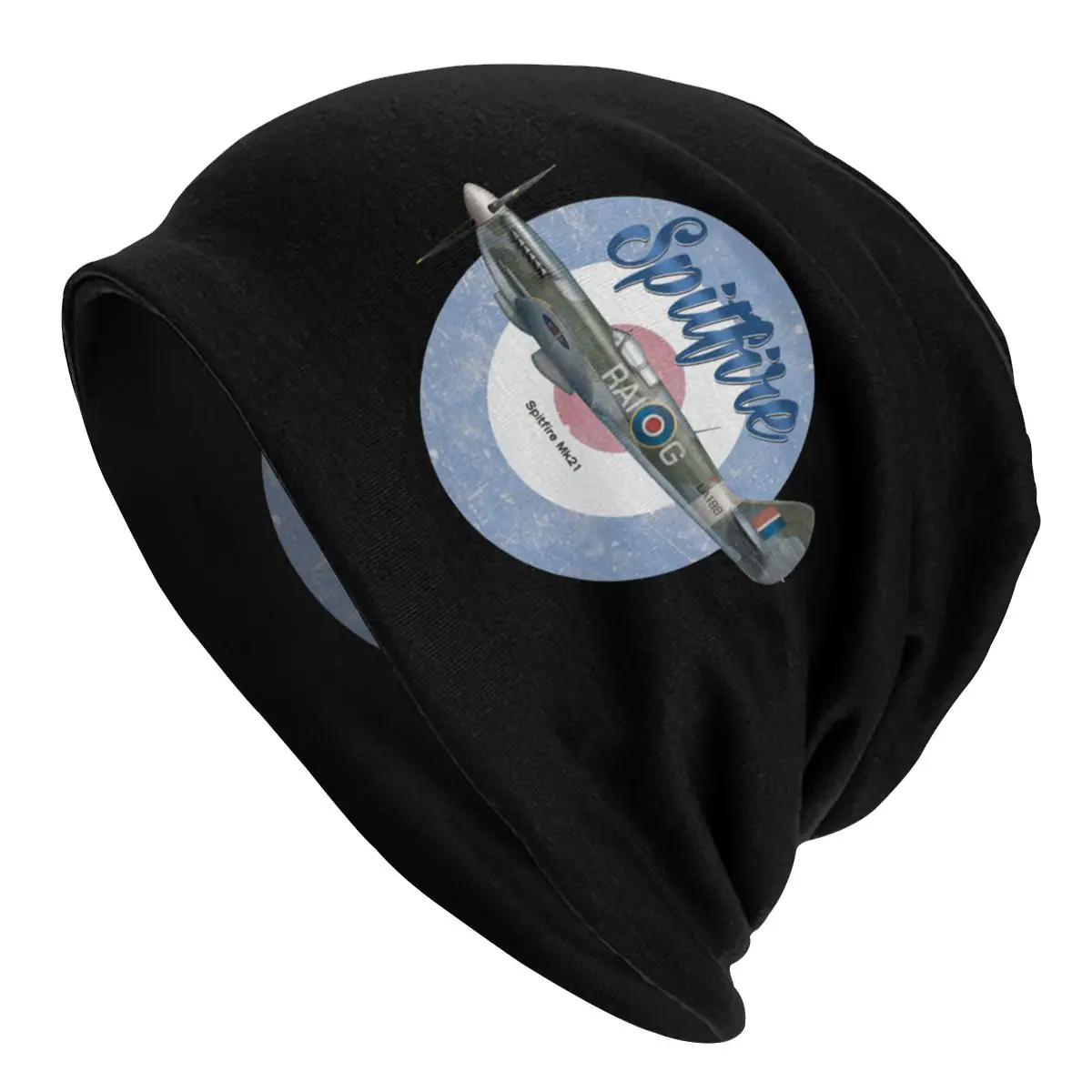 

Spitfire Fighter Plane Caps Autumn Winter Outdoor Skullies Beanies Hats Men Women Female Warm Thermal Elastic Bonnet Knitted Hat