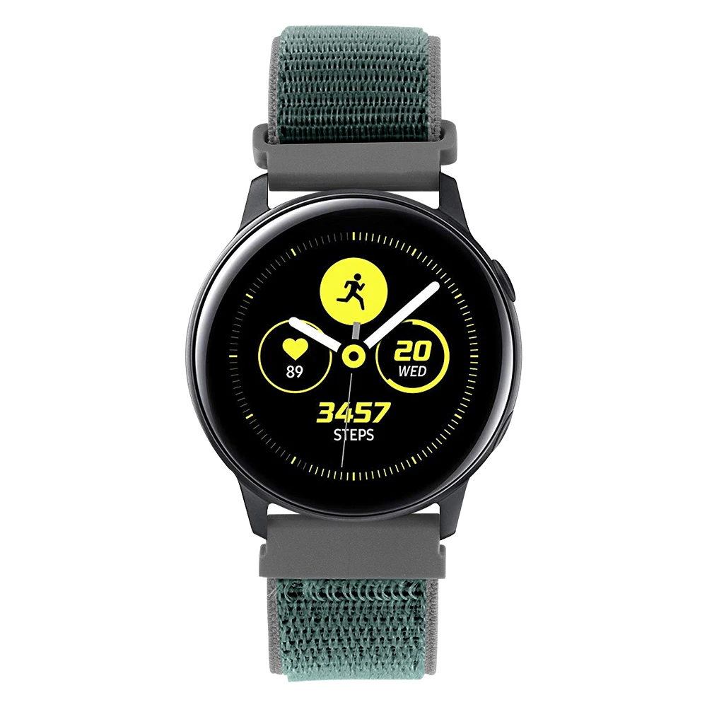 20 мм ремешок для samsung Galaxy Watch Active 2 42 мм ремешок gear S2 Sport Huami Amazfit Bip/GTR 42 мм умный Браслет Correa