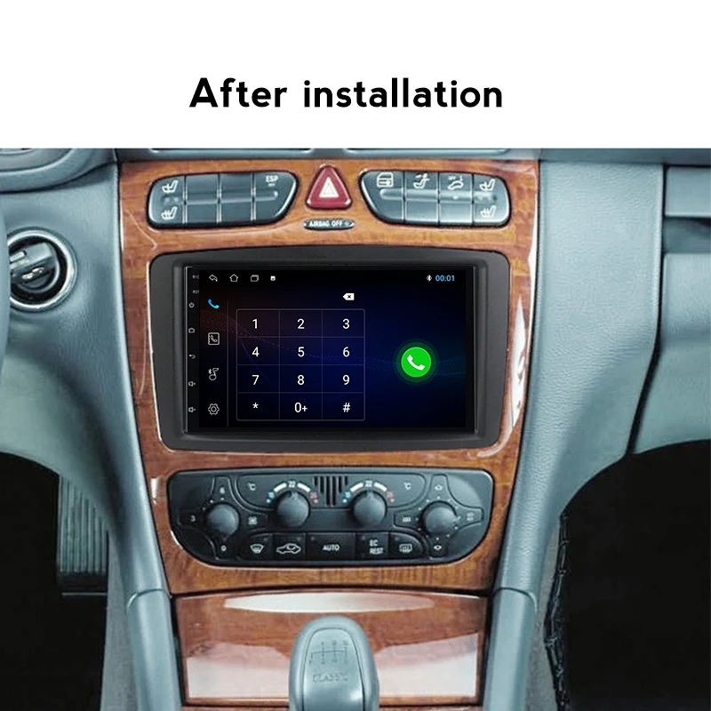 7-дюймовый TS7 для Mercedes Benz CLK W209/W208/W203/W210/W463 Vito/Viano WIFI BT автомобильный Авторадио Видео